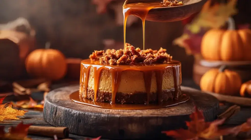 Cheesecake alla Zucca e Caramello