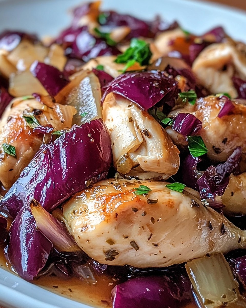 Straccetti di Pollo Radicchio e Noci
