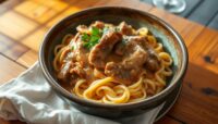 Beef Stroganoff ricetta classica