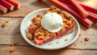 English Rhubarb Crumble