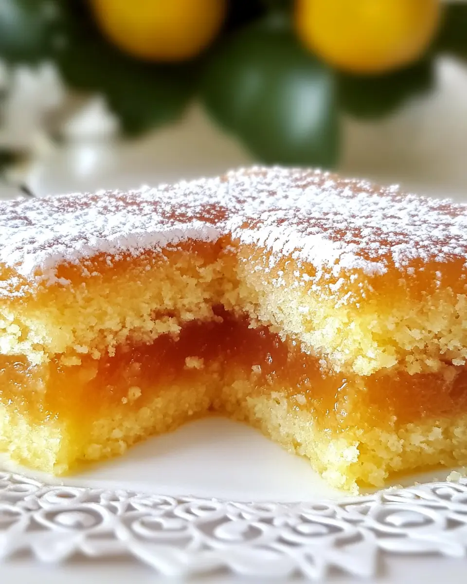 Torta Soffice con Marmellata di Albicocche