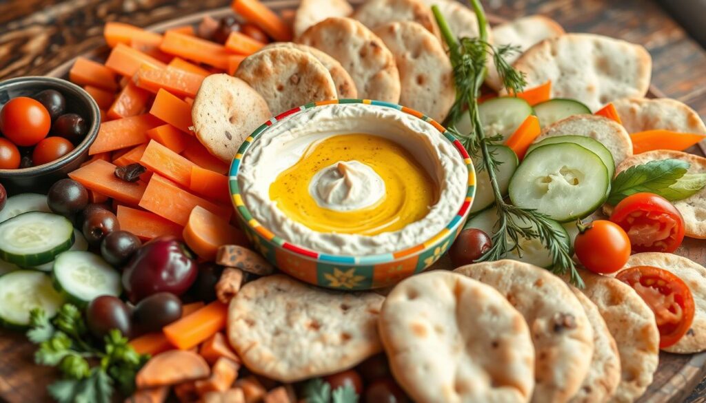 antipasti con hummus antipasti con hummus