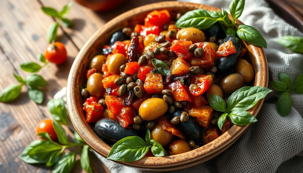 caponata siciliana, ricetta tradizionale