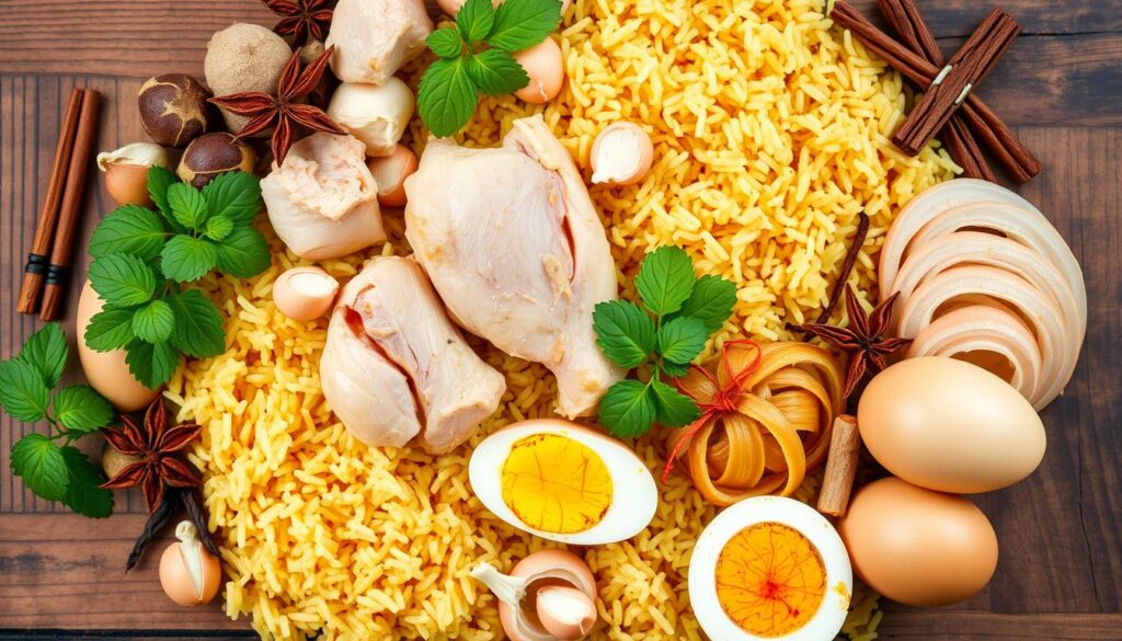 ingredienti del Biryani ingredienti del Biryani