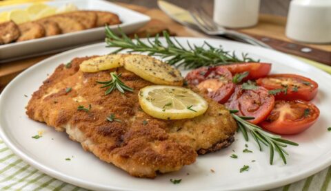 Un delizioso piatto di Cotoletta al forno