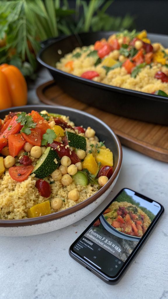 COUS COUS PER TUTTI I GUSTI splendidamente impiattato