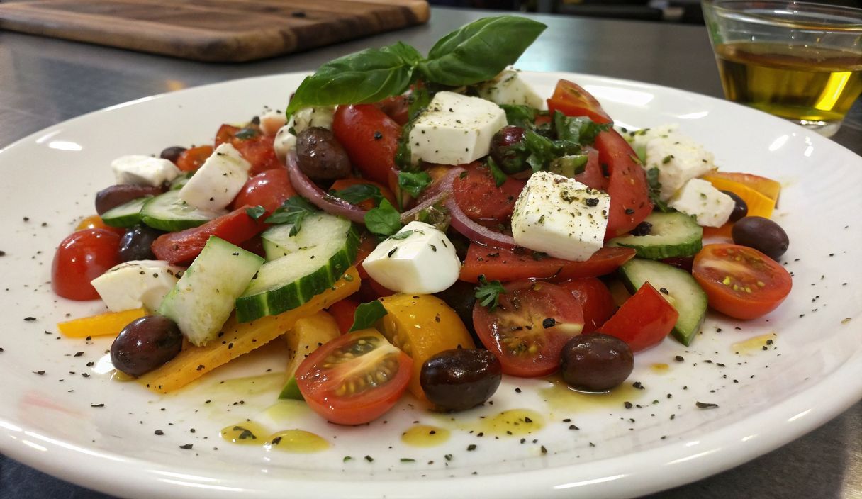 Un delizioso piatto di Italian Chopped Salad