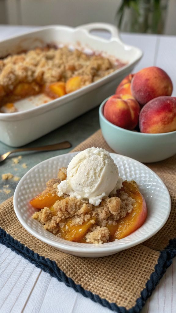 Lazy Man's Pie Peach Cobbler