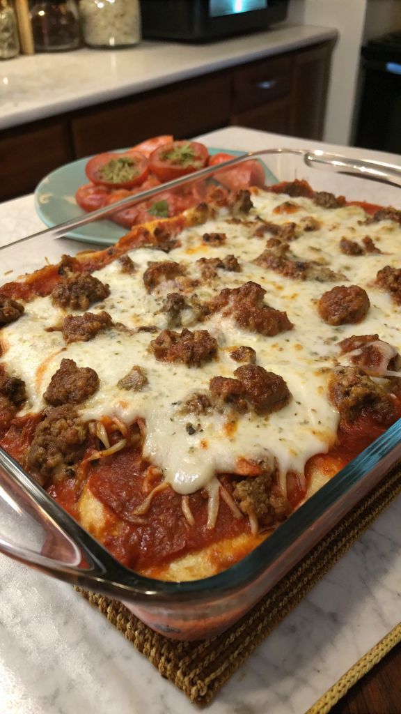 Preparazione passo-passo di Meat Lovers Pizza Casserole