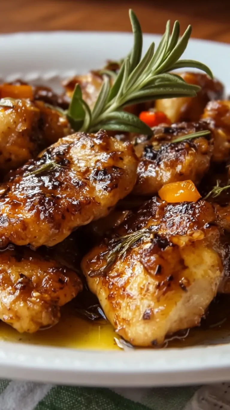La Magia del Pollo al Miele e Aglio