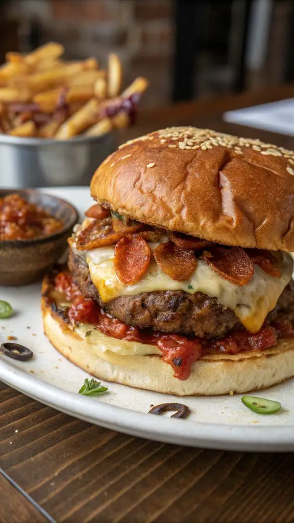 Preparazione passo-passo di Old School Pizza Burgers