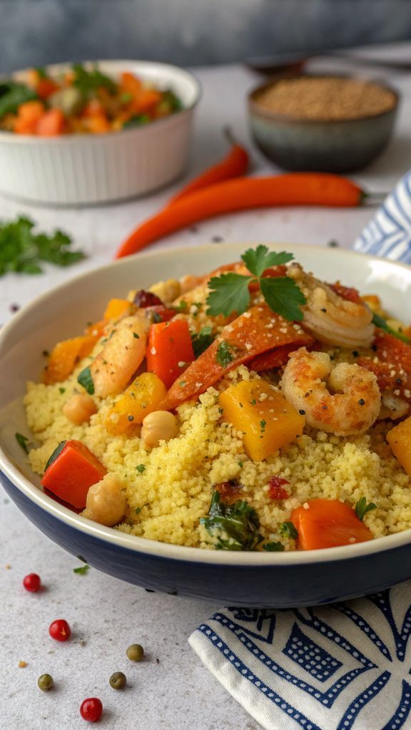 Preparazione passo-passo di COUS COUS PER TUTTI I GUSTI