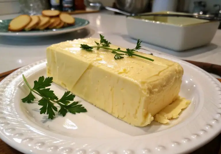Un delizioso piatto di Homemade Butter