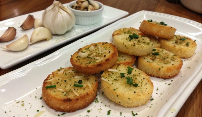 Un delizioso piatto di Garlic Ritz Snacks