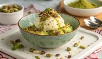 Un delizioso piatto di Sbriciolata al pistacchio