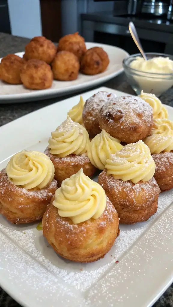 Un delizioso piatto di Zeppole con Patate Super Soffici