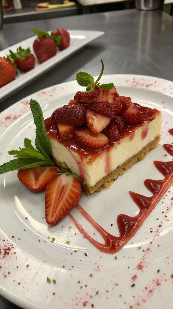 Preparazione passo-passo di Dolce Felicità di Cheesecake alle Fragole!
