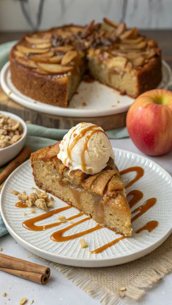 Un delizioso piatto di Soffice torta di mele: il dolce perfetto per ogni occasione!