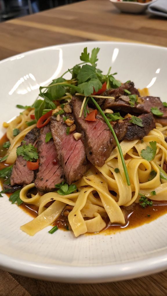 Manzo e Noodles Saporiti