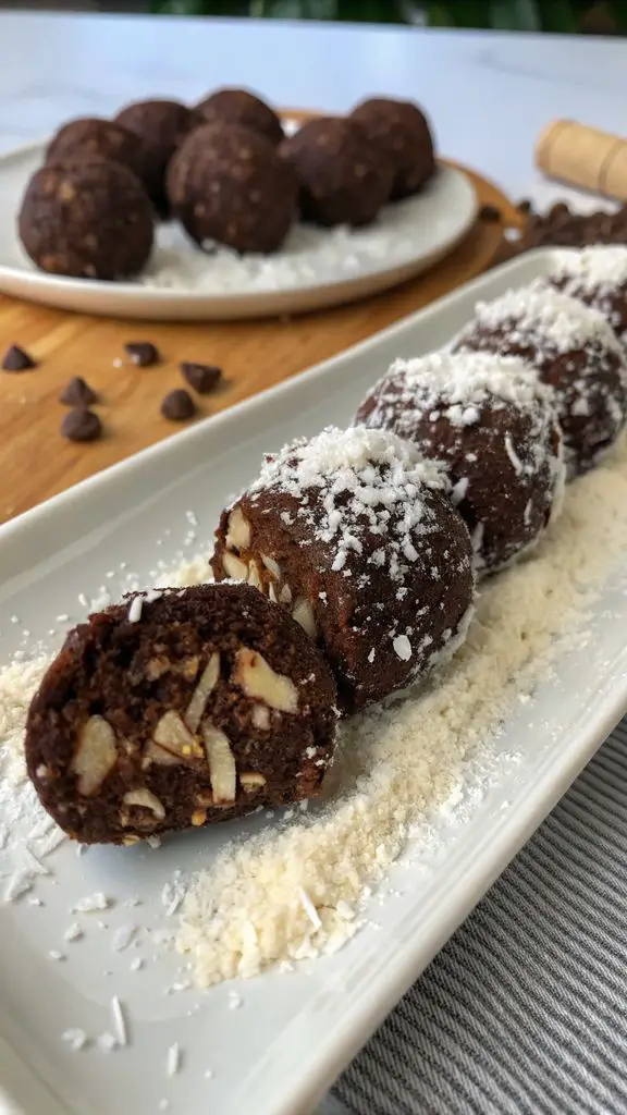 Un delizioso piatto di Salame di cioccolato al cocco: la ricetta del dolce semplice senza cottura