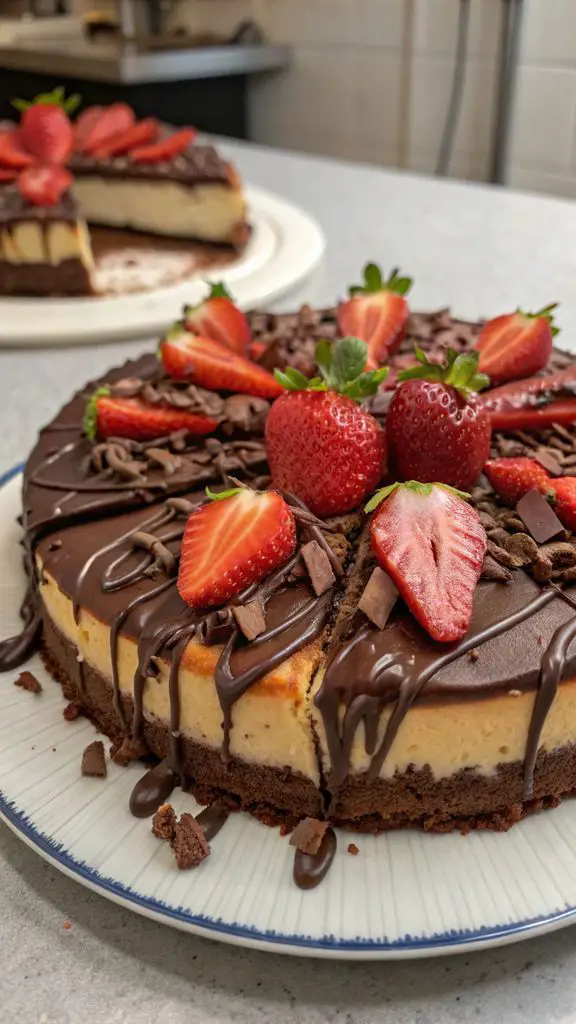 Preparazione passo-passo di Concediti la Felicità delle Fragole al Cheesecake Ricoperte di Cioccolato!