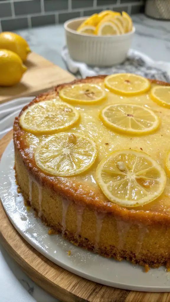 Preparazione passo-passo di Torta al limone appiccicosa