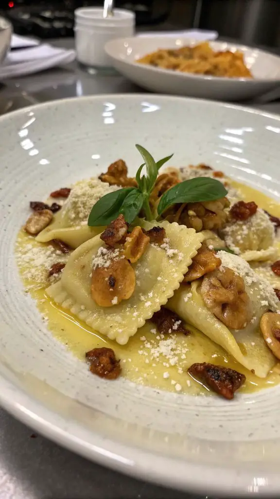 Un delizioso piatto di Biscotti Tortelli di Castagne Italiani