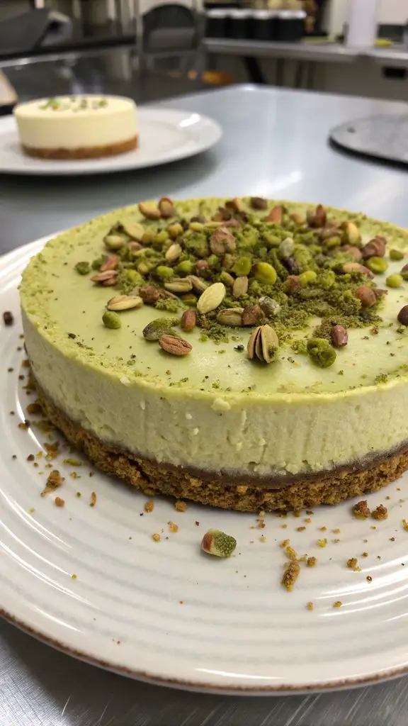 Preparazione passo-passo di CHEESECAKE AL PISTACCHIO