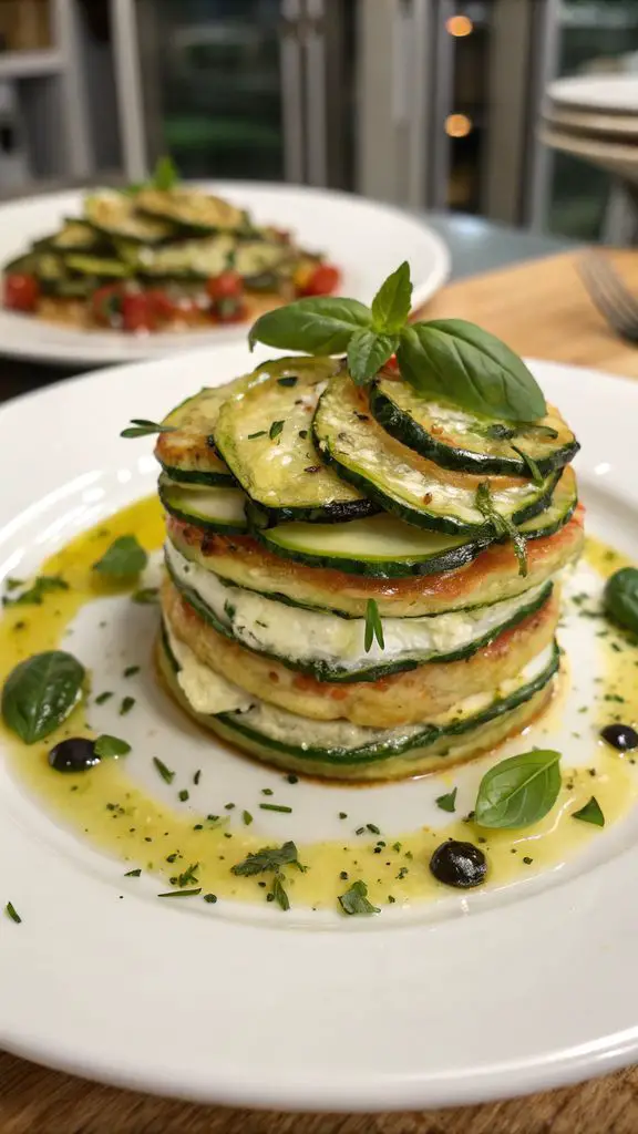 Un delizioso piatto di MILLEFOGLIE DI ZUCCHINE!