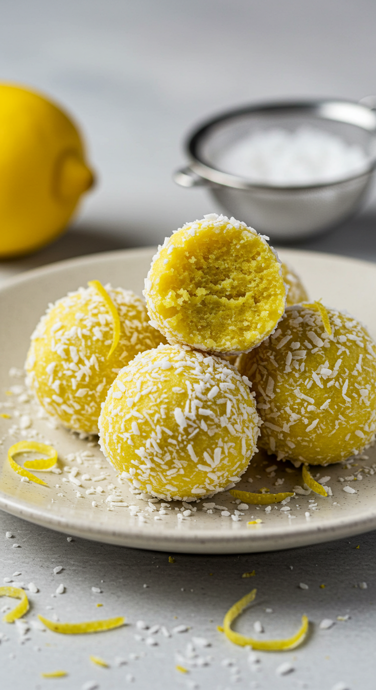 Tartufini al Limone Senza Cottura da Provare Subito!