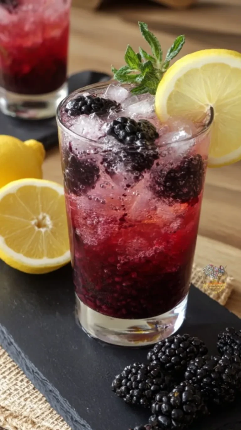 Refrigerante Blackberry Lemon Cooler