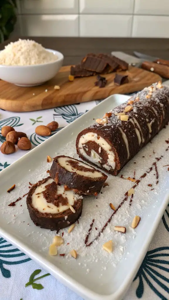 Preparazione passo-passo di Salame di cioccolato al cocco: la ricetta del dolce semplice senza cottura