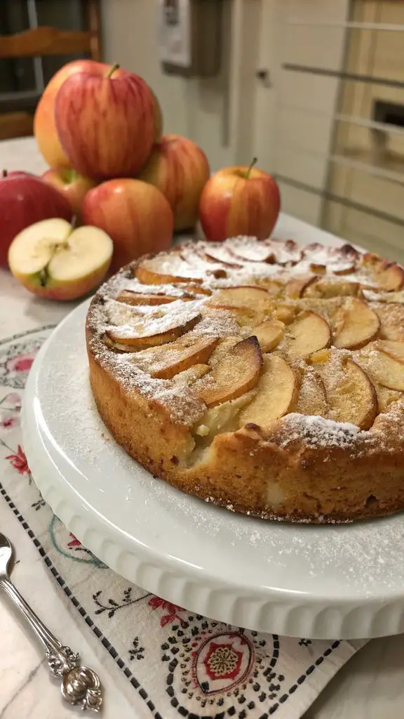 Un delizioso piatto di Soffice torta di mele: il dolce perfetto per ogni occasione!