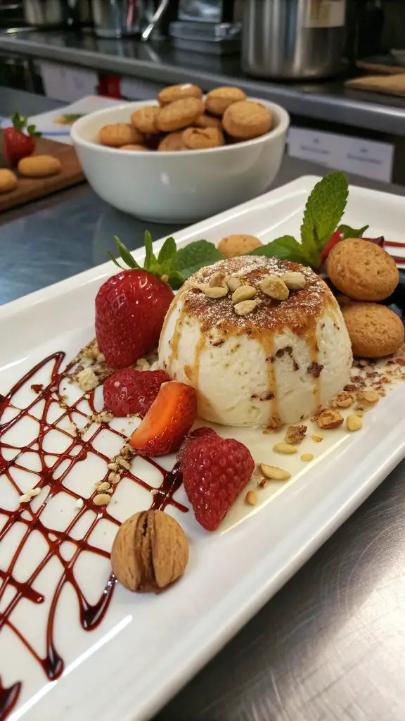 Preparazione passo-passo di Semifreddo agli amaretti: la ricetta del dessert al cucchiaio perfetto come fine pasto