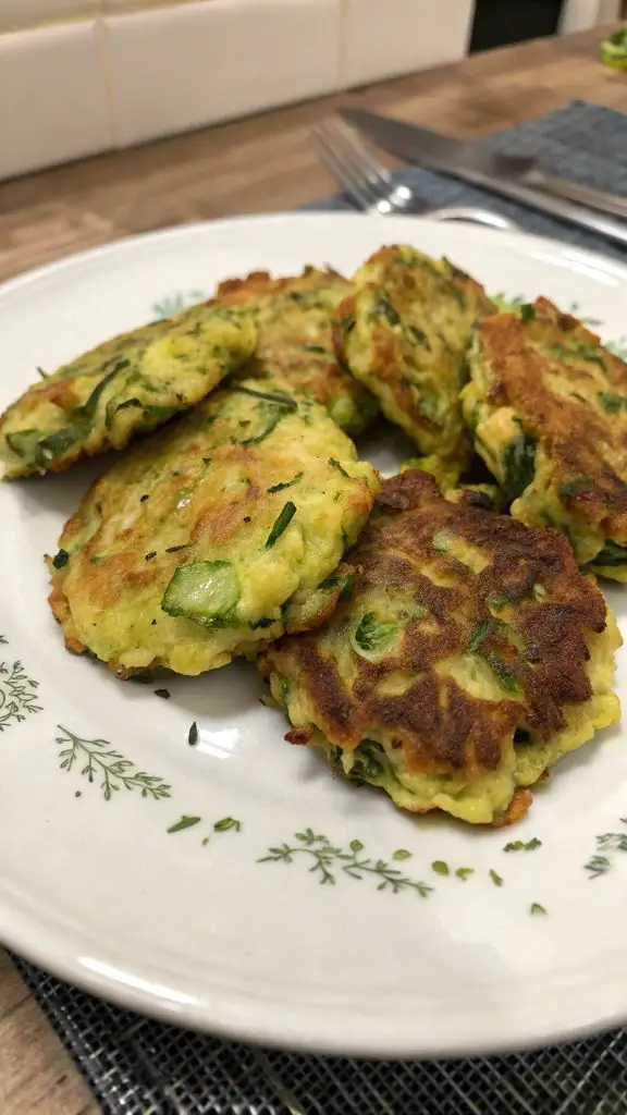 Un delizioso piatto di FRITTELLE DI ZUCCHINE VELOCI