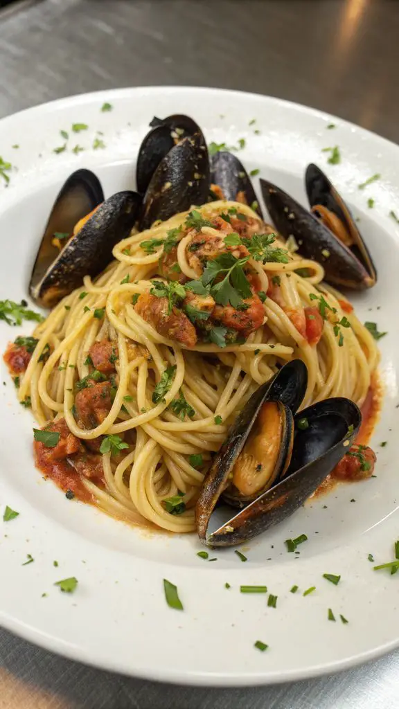 Preparazione passo-passo di Spaghetti alle Cozze di Antonino Cannavacciuolo