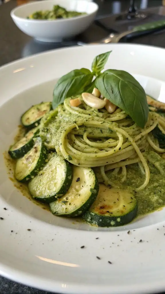 Preparazione passo-passo di Pesto Estivo di Zucchine e Basilico