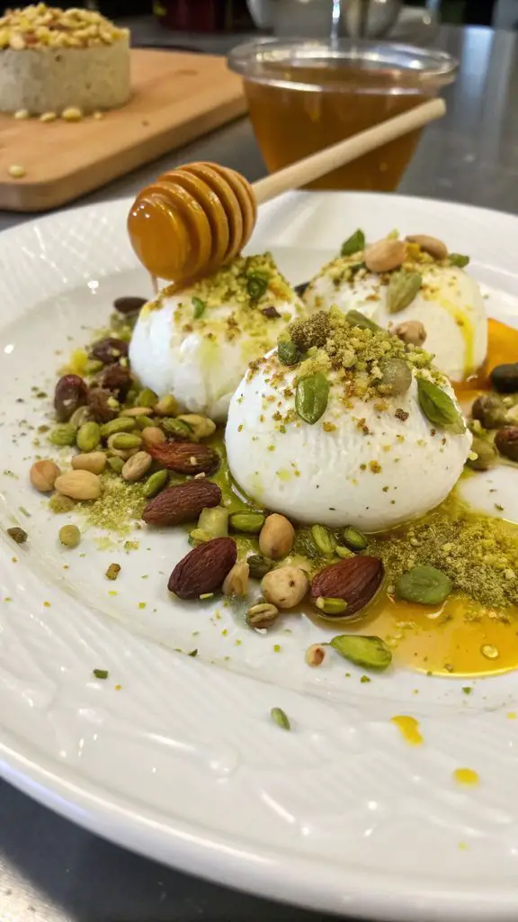 Preparazione passo-passo di Bocconcini di ricotta, pistacchio e miele che delizieranno il vostro palato!