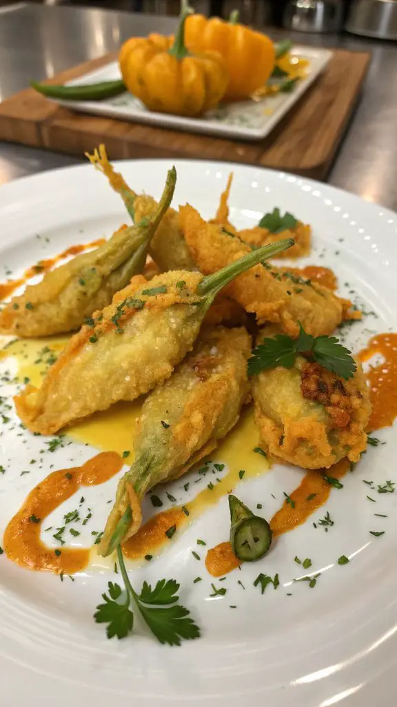 Preparazione passo-passo di Fiori di zucca fritti in pastella