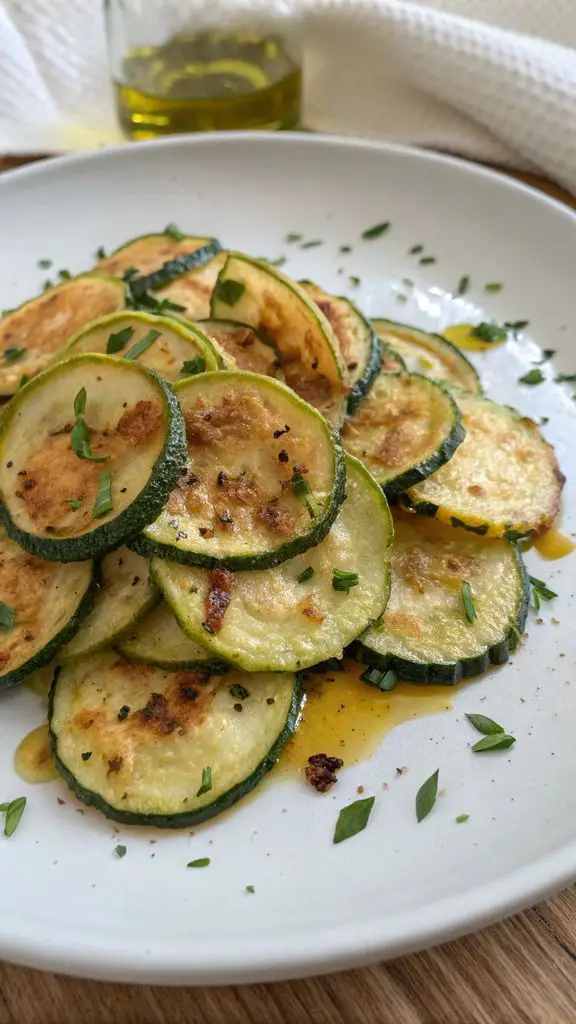 Un delizioso piatto di CHIPS DI ZUCCHINE
