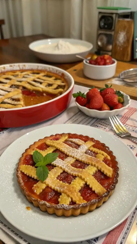 Un delizioso piatto di La Vera Ricetta della Nonna per la Pasta Frola