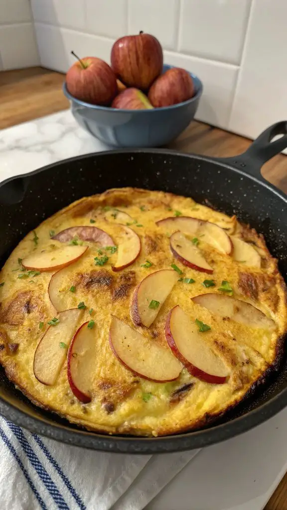 Preparazione passo-passo di Frittata di mele: la ricetta del dolce veloce e delizioso in padella