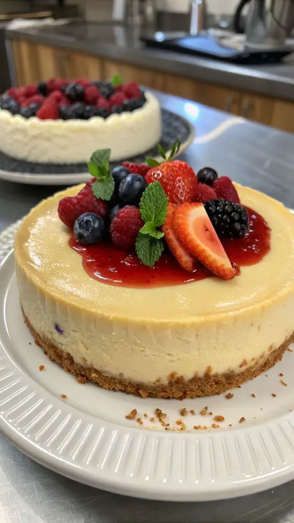 Un delizioso piatto di Cheesecake light