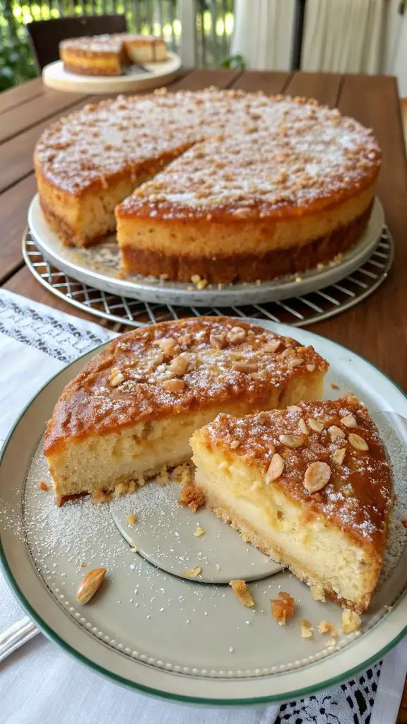 Preparazione passo-passo di Ricetta della torta tedesca con puntura d'ape (Bienenstich Kuchen)