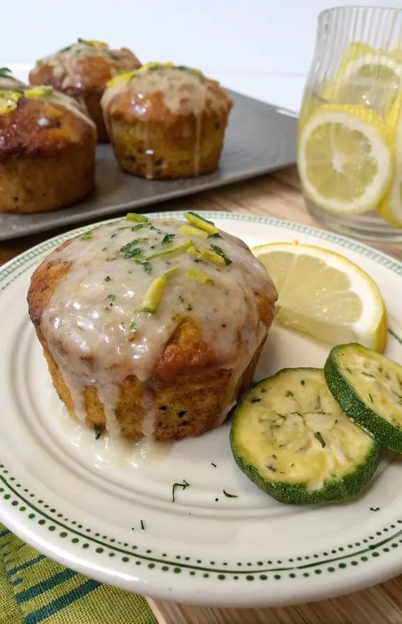 Preparazione passo-passo di Muffin di pane alle zucchine glassati al limone
