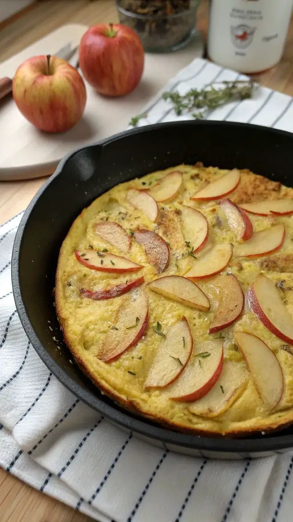 Un delizioso piatto di Frittata di mele: la ricetta del dolce veloce e delizioso in padella