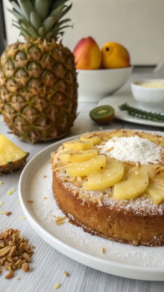 Preparazione passo-passo di Torta facile all'ananas e cocco con ananas tritato