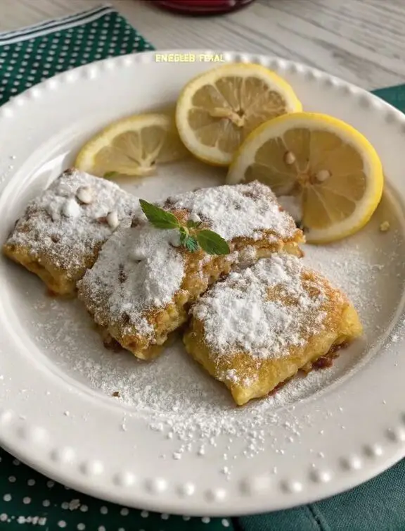 Un delizioso piatto di NUVOLETTE SENZA FARINA AL LIMONE