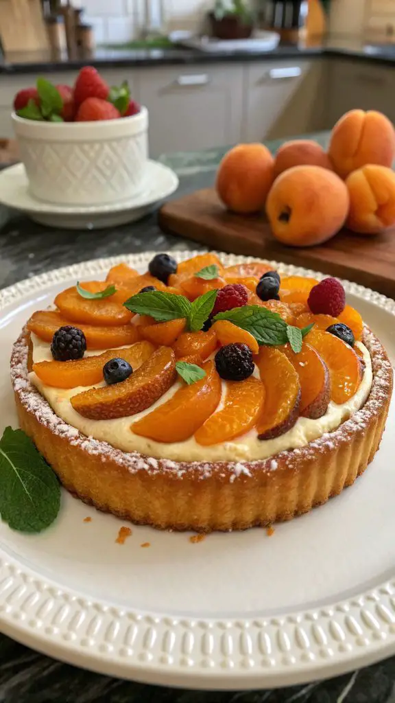 Un delizioso piatto di Ricette per la torta di albicocche