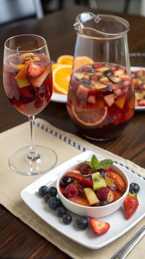 Preparazione passo-passo di Sangria spagnola